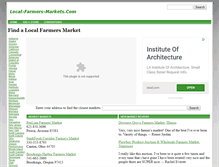 Tablet Screenshot of local-farmers-markets.com